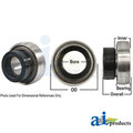 A & I Products Bearing, Ball; Spherical W/ Collar, Non-Relubricatable 3" x3" x2" A-RA103RRB2-I